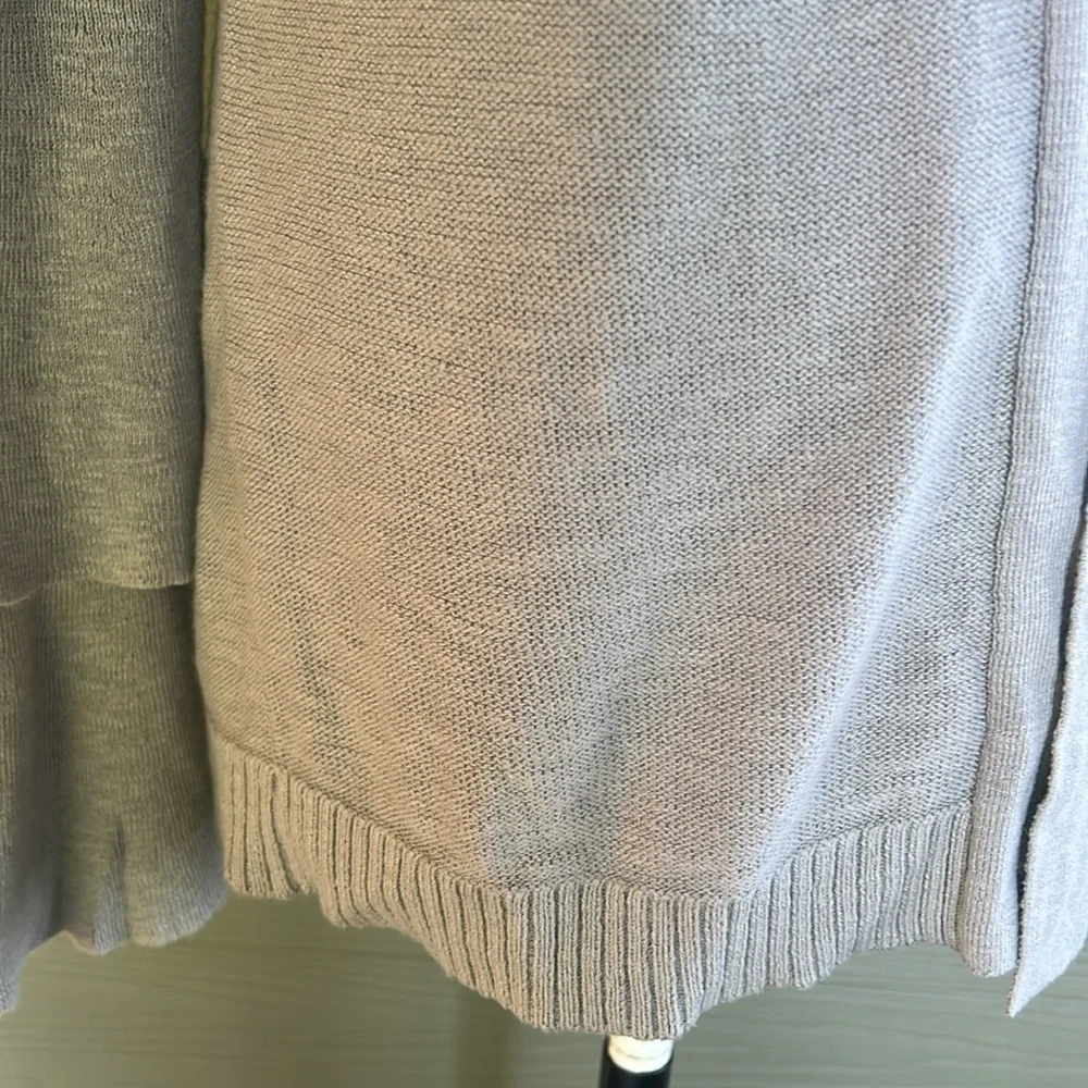 J. Crew Factory Tiered Ruffle Sleeve Cardigan